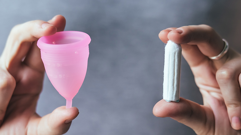 coupe menstruelle tampon